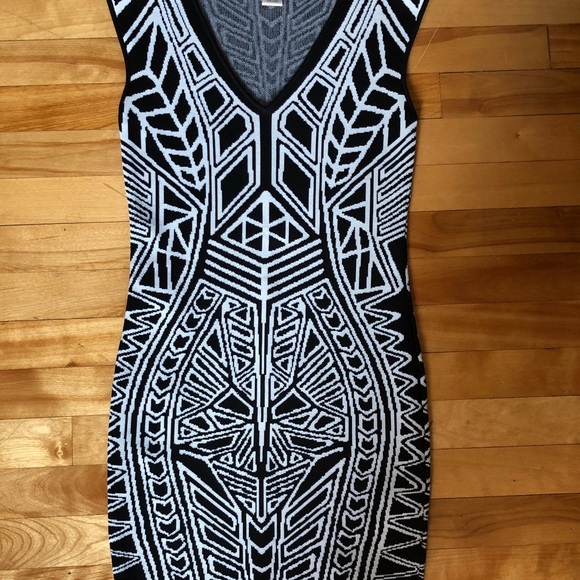 Arden B dress small black and white bodycon - Picture 1 of 6